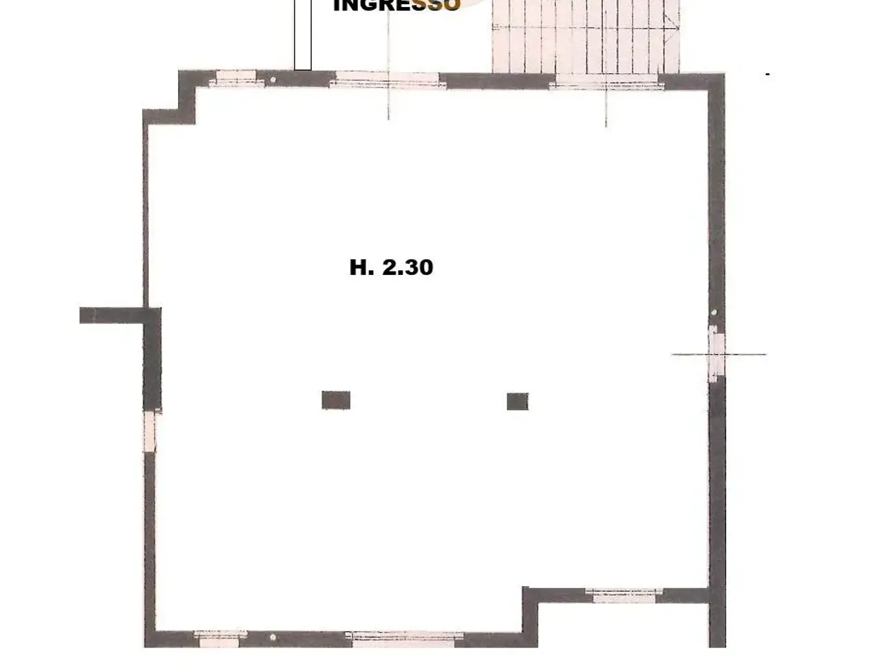 Magazzino in Via Monti 37, Lesmo, {3} - Planimetria 1