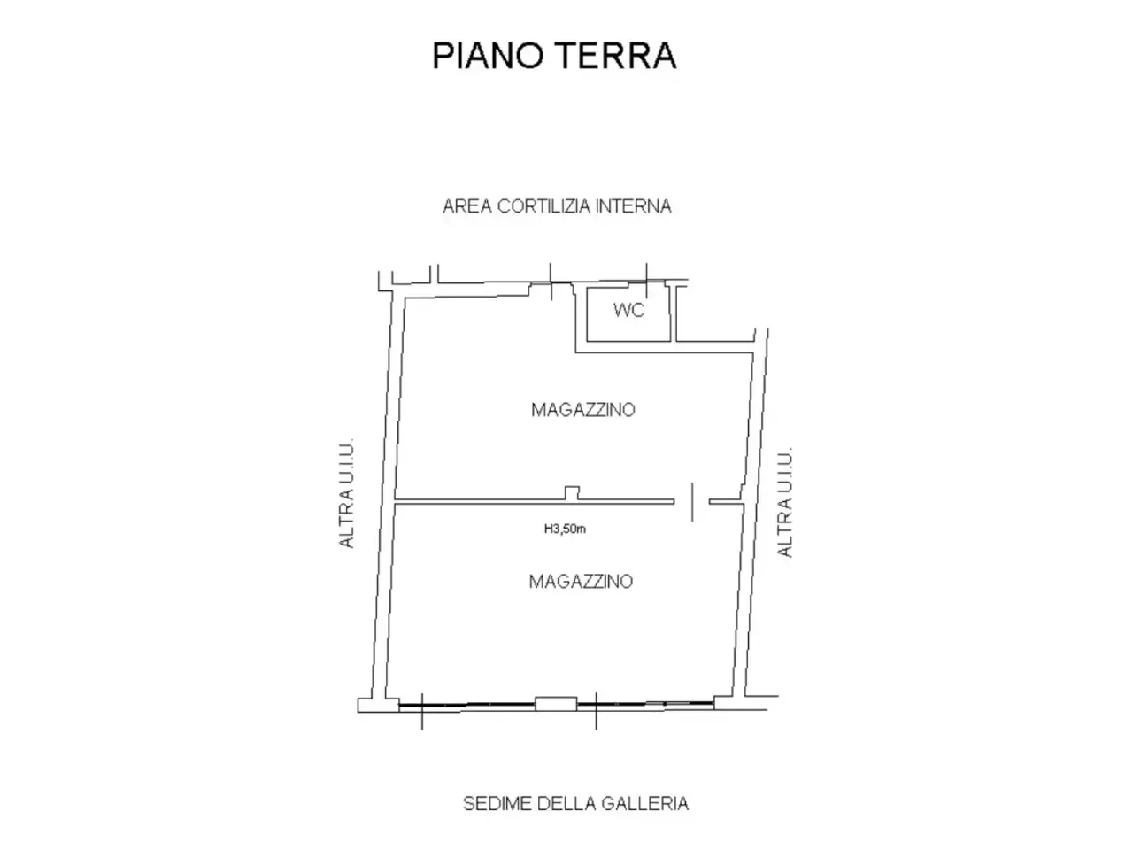 Magazzino in , Vercelli, {3} - Planimetria 1