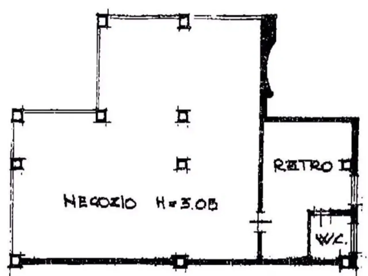 Negozio in Via Cavina 9, Ravenna, {3} - Planimetria 1