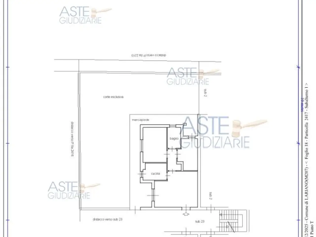 Garage in Via Colle Cagioli, 101/C, 00076 Lariano Rm, Italia 101, Lariano, {3} - Planimetria 1