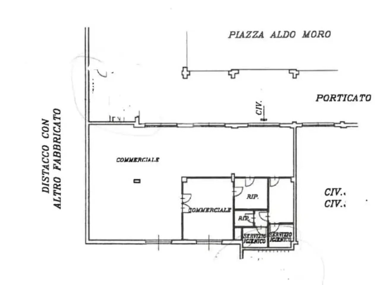 Negozio in Piazza Aldo Moro, Casarza Ligure, {3} - Planimetria 1