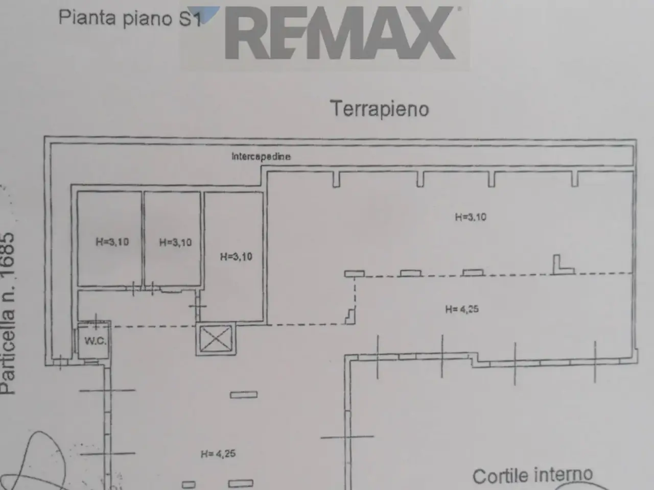 Magazzino in Via dei Mille 2, Caltanissetta, {3} - Planimetria 1