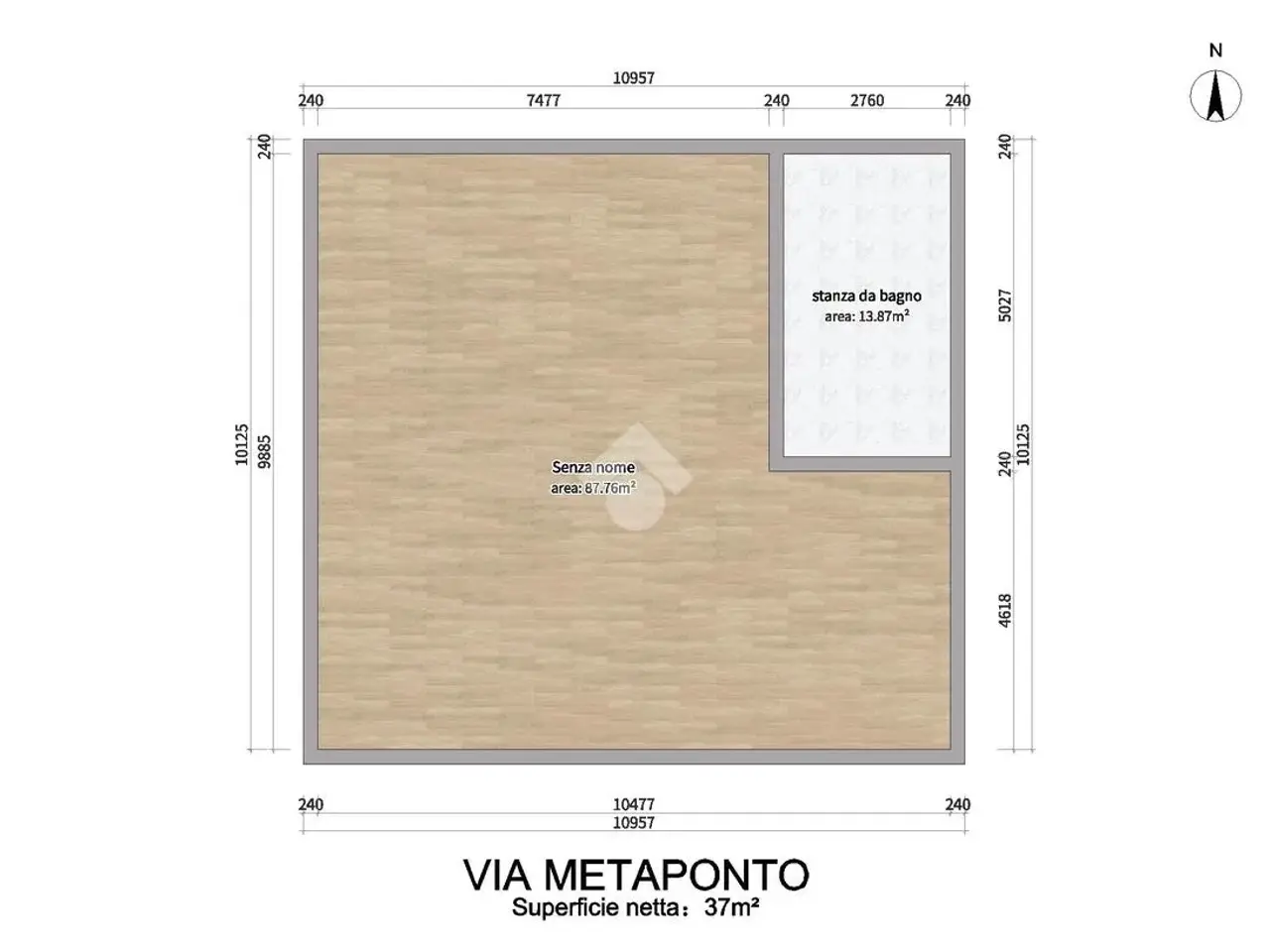 Magazzino in Via Metaponto 70, Corigliano-Rossano, {3} - Planimetria 1