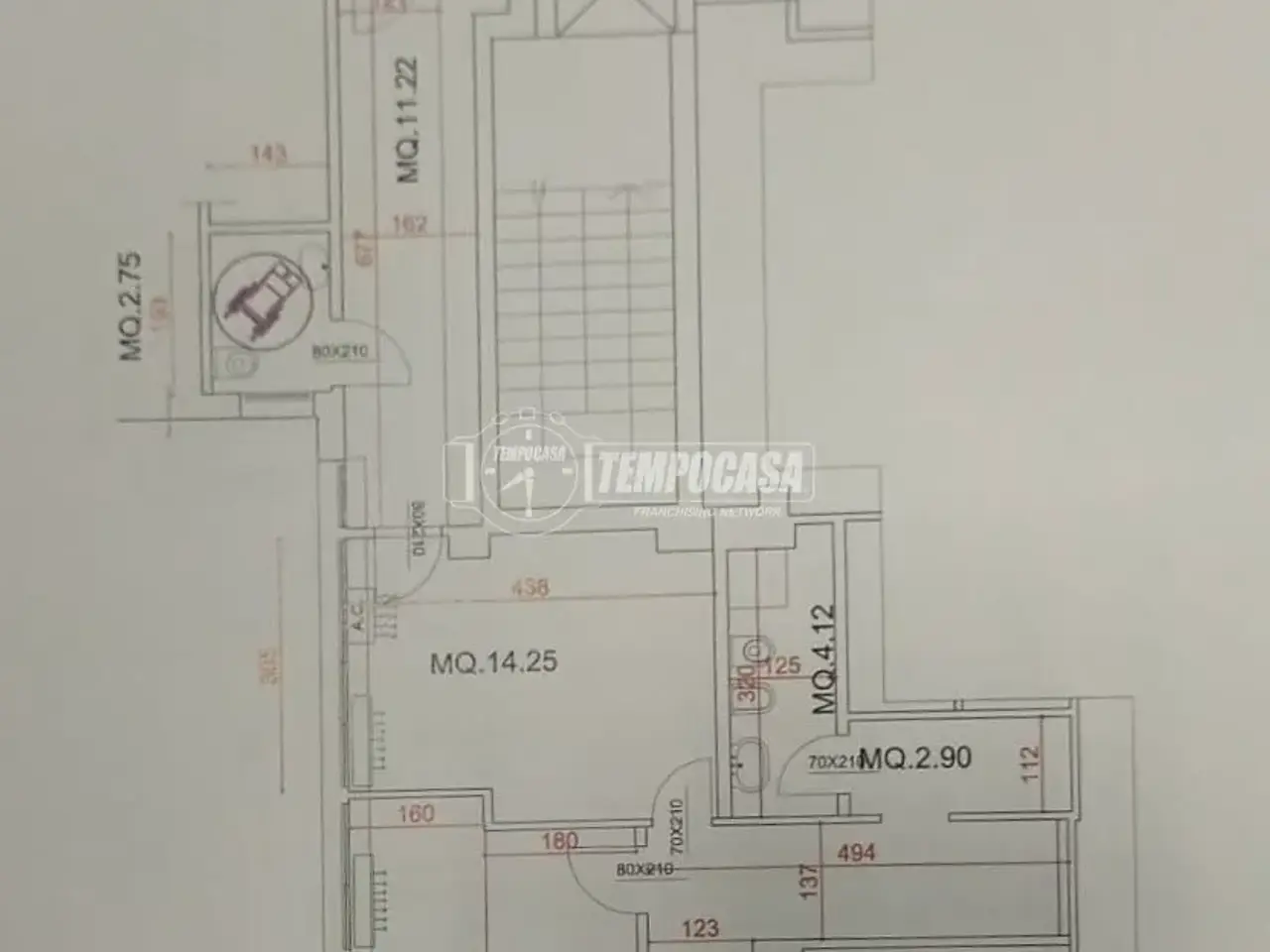 Ufficio in Via Creta 38, Brescia, {3} - Planimetria 1