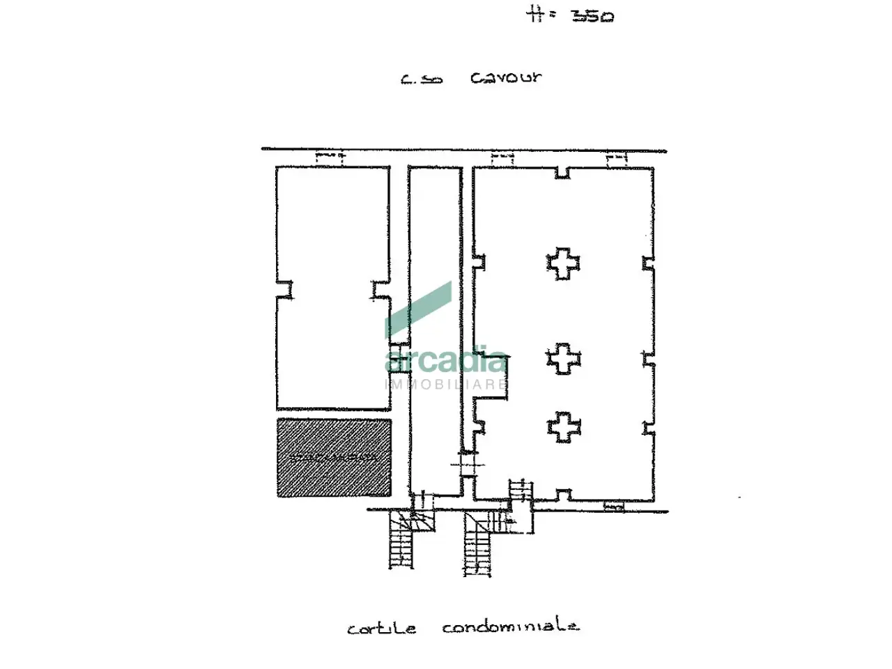 Magazzino in Corso Cavour 192, Bari, {3} - Planimetria 1