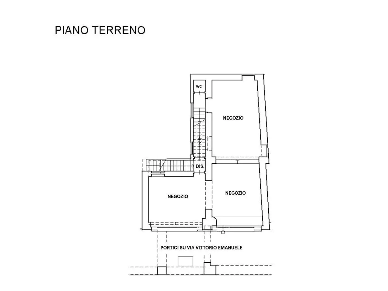 Negozio in Via Vittorio Emanuele 57, Cirie', {3} - Planimetria 1