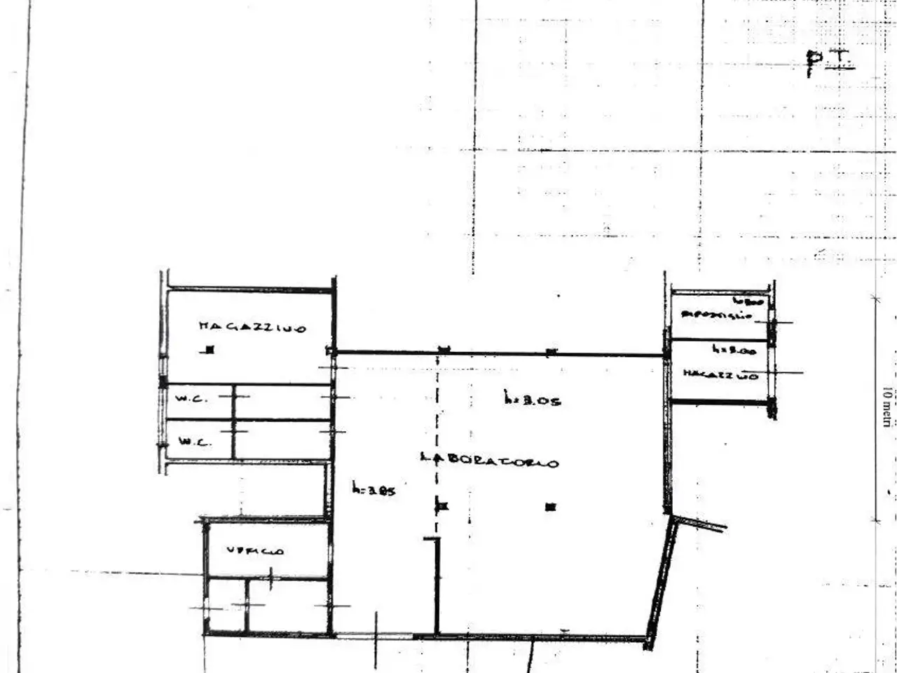 Laboratorio in Vicolo Elpidiense 283, Montegranaro, {3} - Planimetria 1
