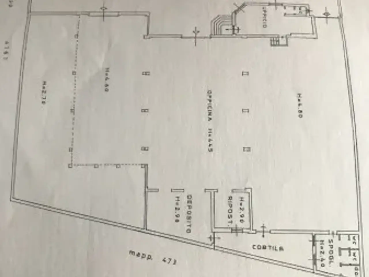 Capannone in Via al Lago, Lecco, {3} - Planimetria 1