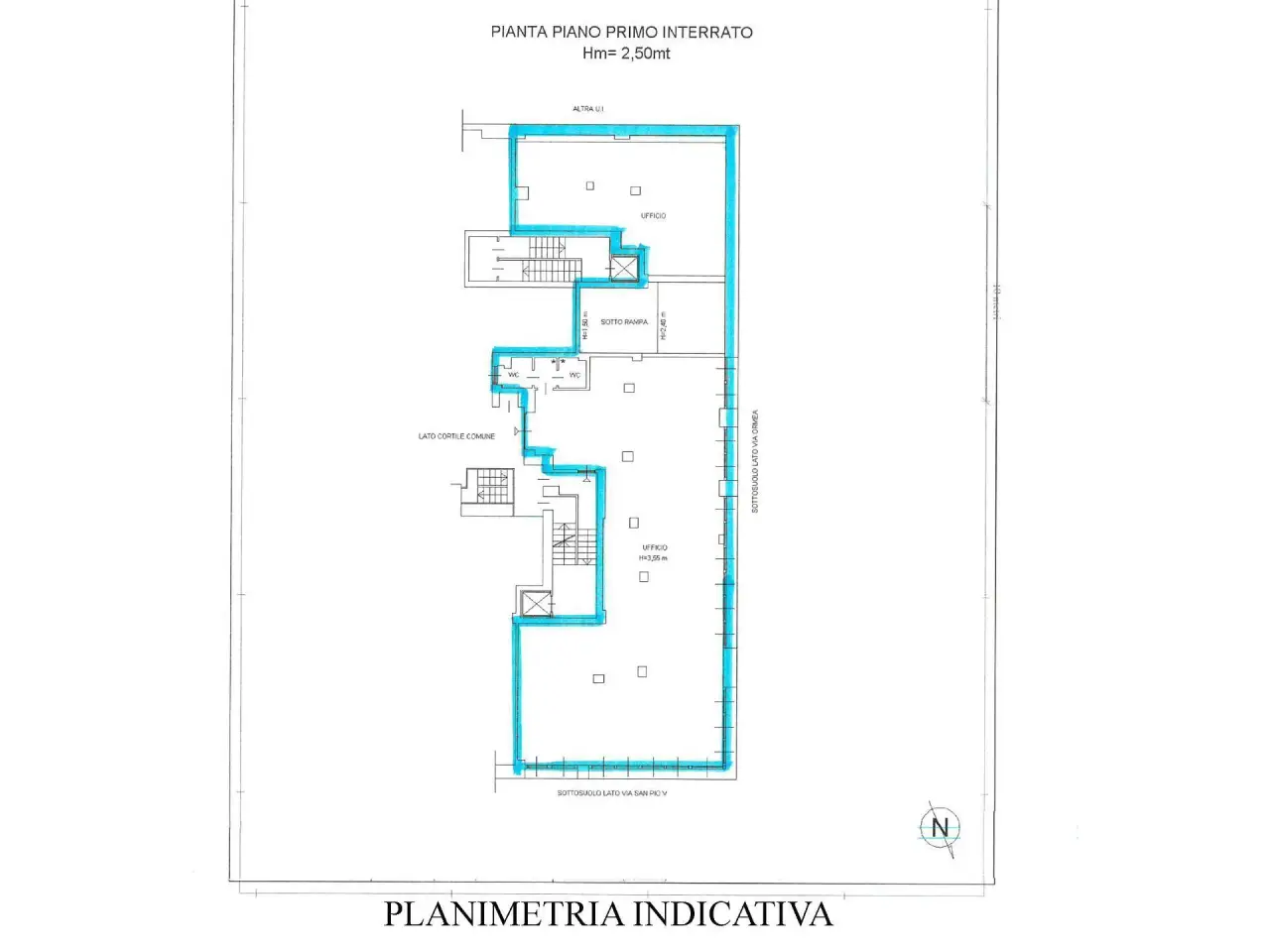 Ufficio in Via San Pio V 30 Bis, Torino, {3} - Planimetria 1