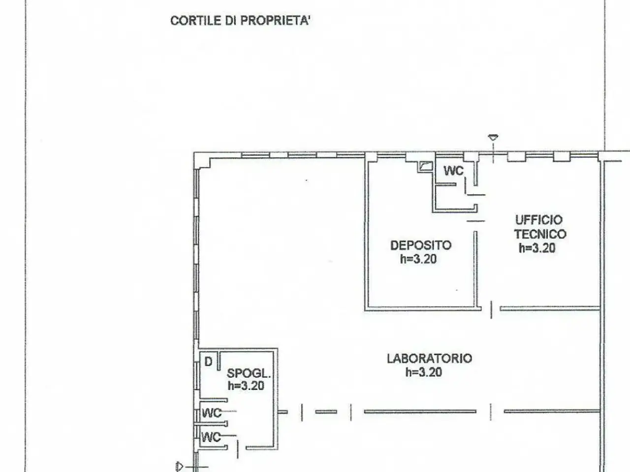 Capannone in Via Tonale, Marnate, {3} - Planimetria 1