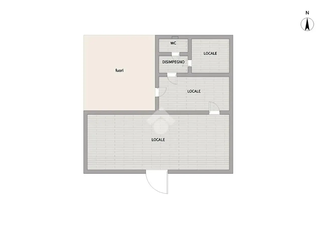 Negozio in Via Orazio 31, Napoli, {3} - Planimetria 1