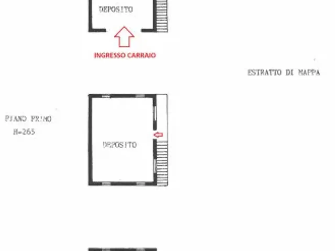 Magazzino in Borgo Degano, Attimis, {3} - Planimetria 1