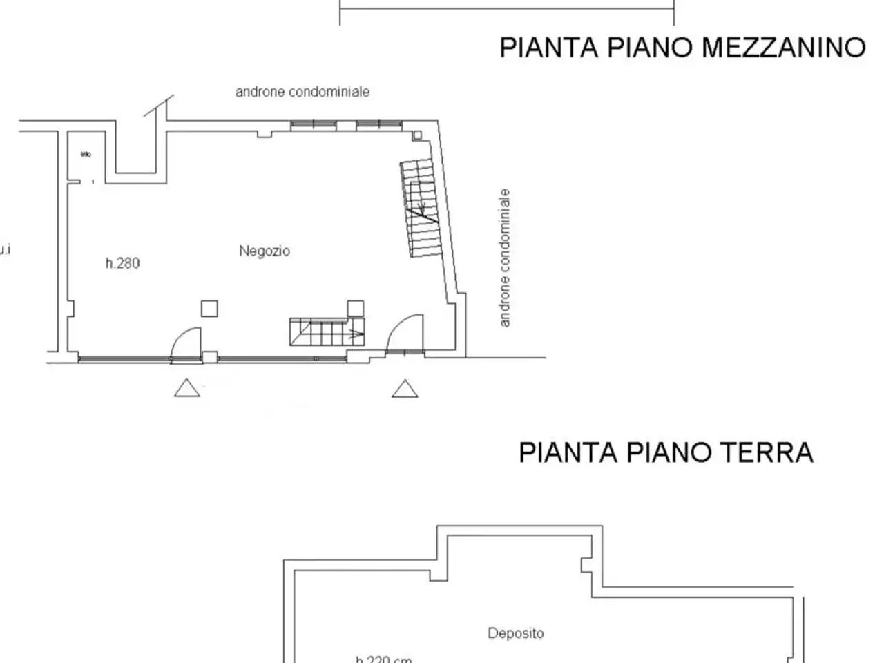 Negozio in Via Benedetto Marcello, Firenze, {3} - Planimetria 1