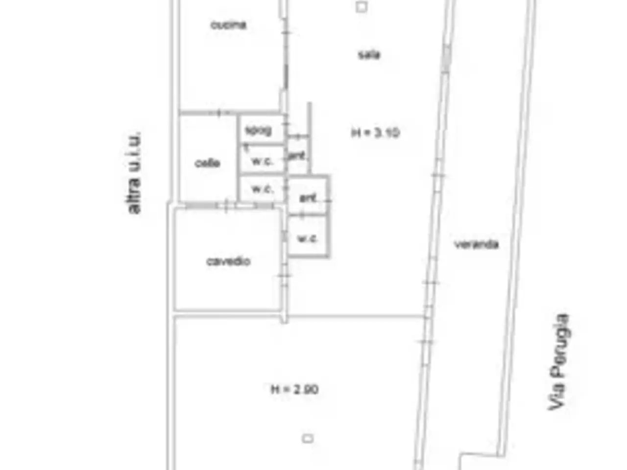 Negozio in Via Cavalier Luigi Bisani, Ragusa, {3} - Planimetria 1
