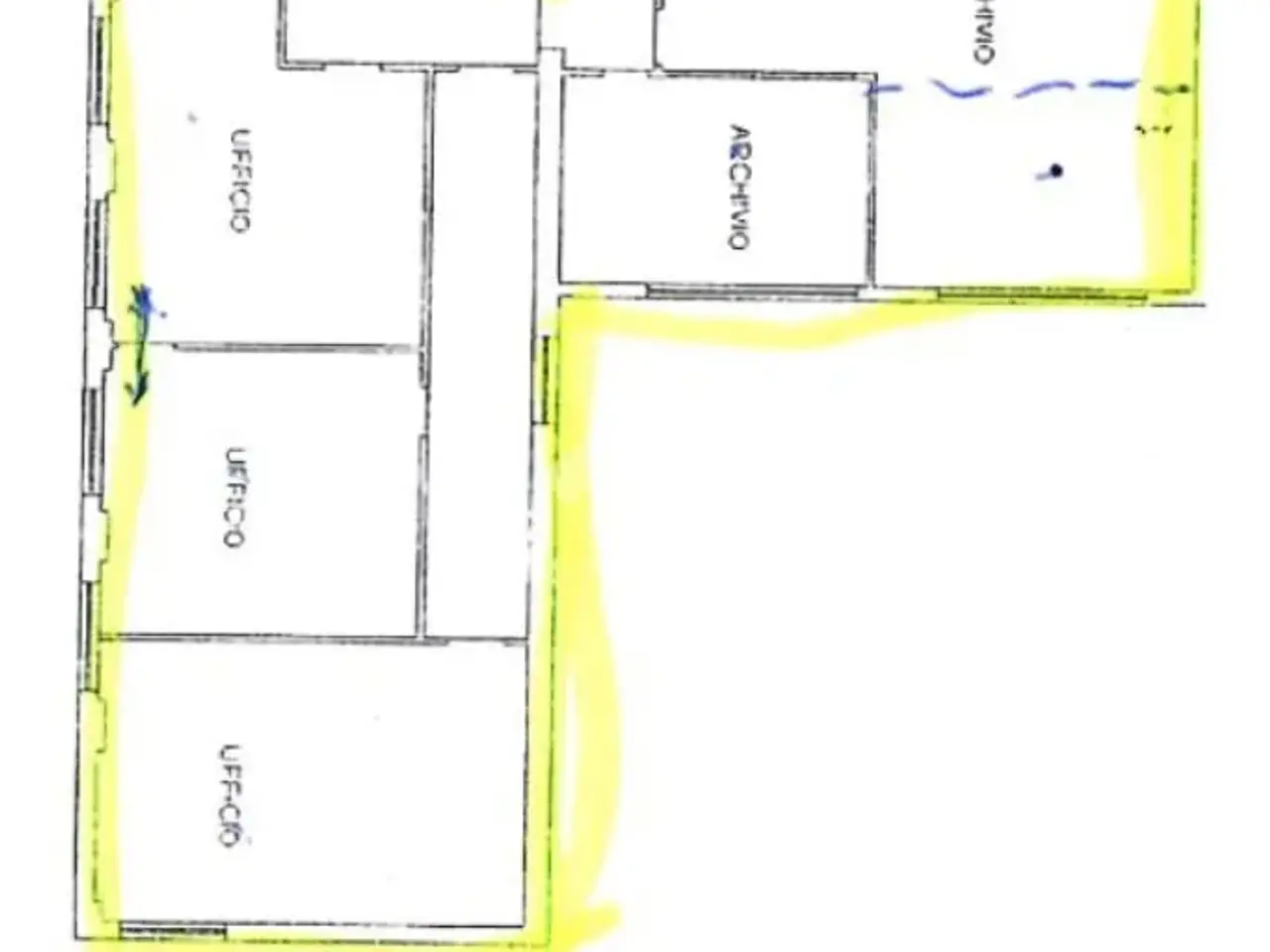 Ufficio in Via dei Castelli Romani 2, Pomezia, {3} - Planimetria 1