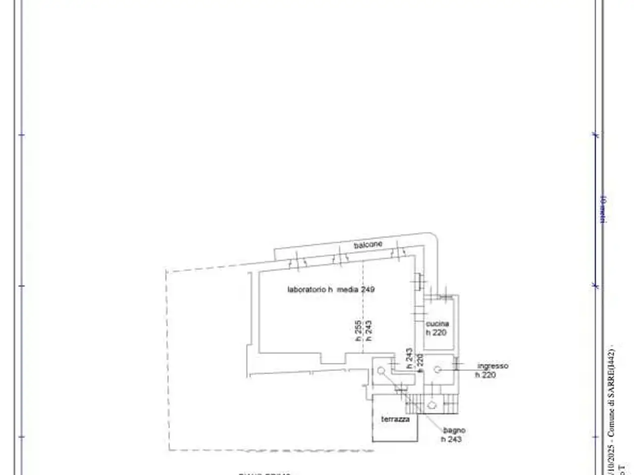 Ufficio in Località Les Angelin 56, Sarre, {3} - Planimetria 1