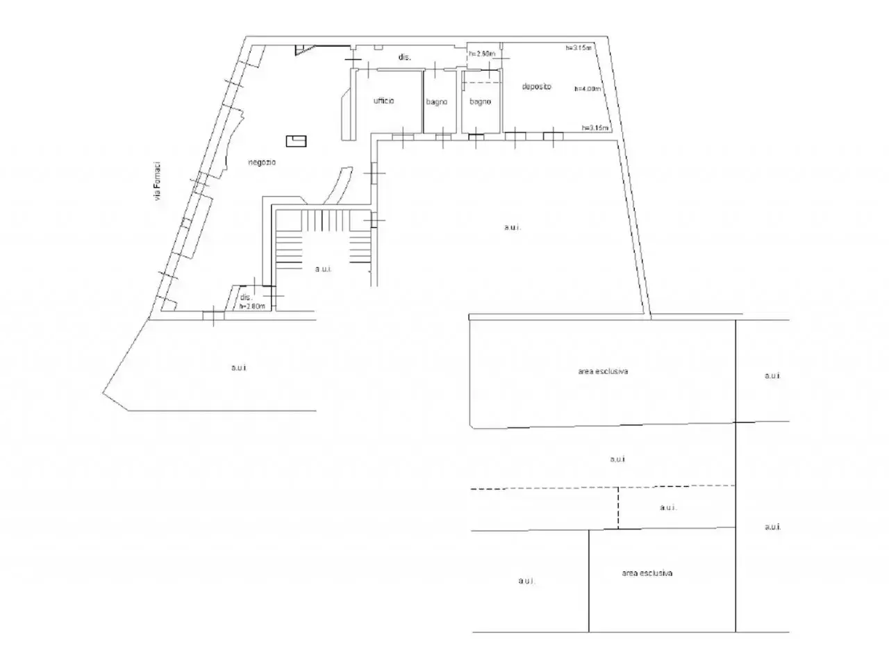 Negozio in Via Fornaci, 6, 25020 Pralboino Bs, Italia, Pralboino, {3} - Planimetria 1