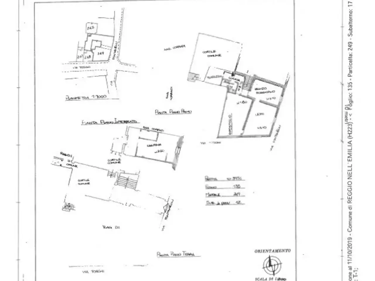 Locale commerciale in Via Fontanelli 9, Reggio Emilia, {3} - Planimetria 1