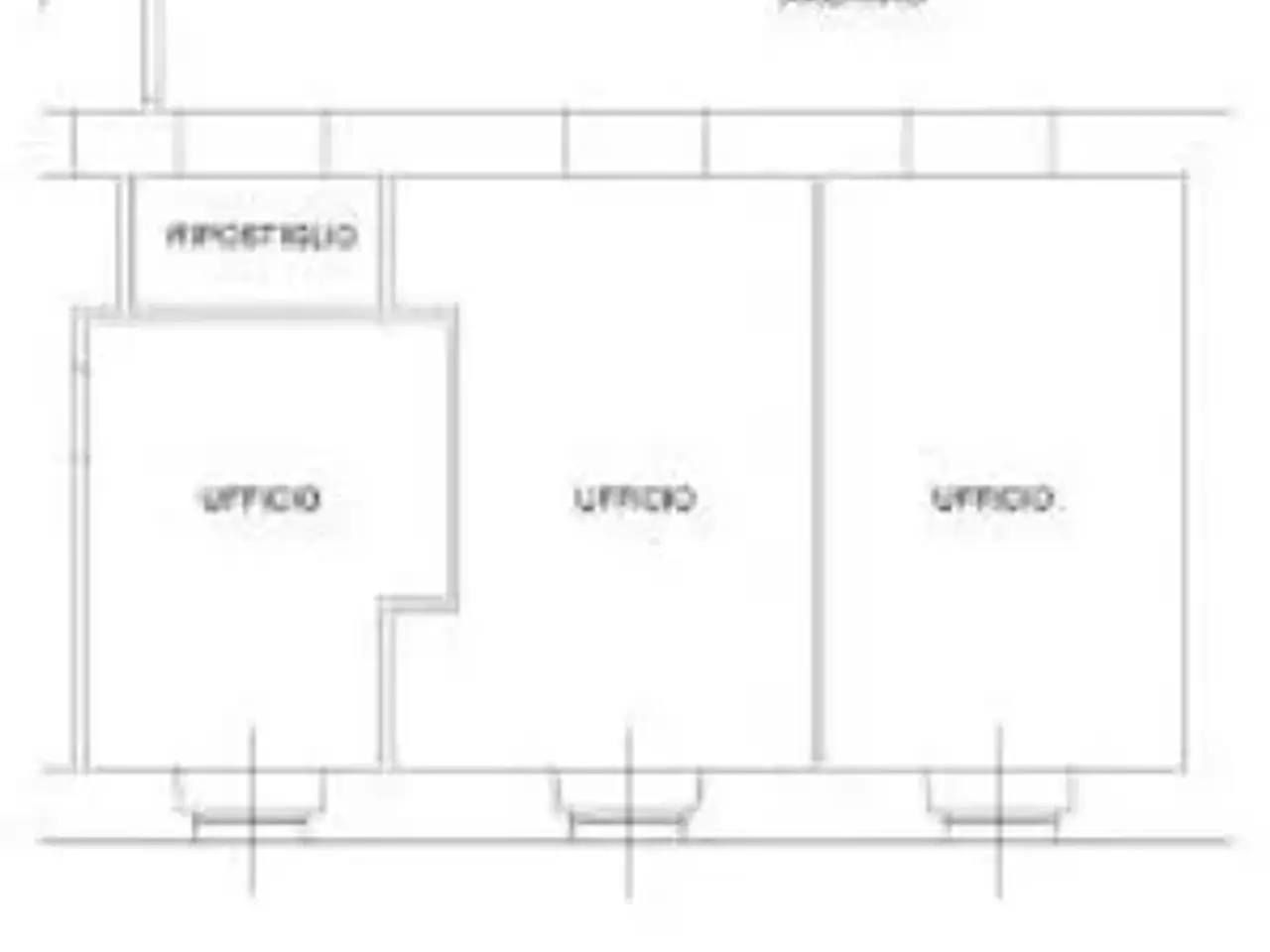 Ufficio in Via della Madonna del Mare 14, Trieste, {3} - Planimetria 1
