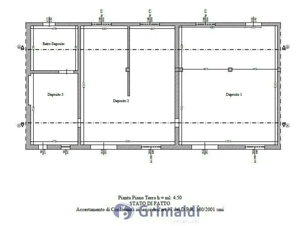 Magazzino in Via Solano LI Belli 47, Lequile, {3} - Planimetria 1
