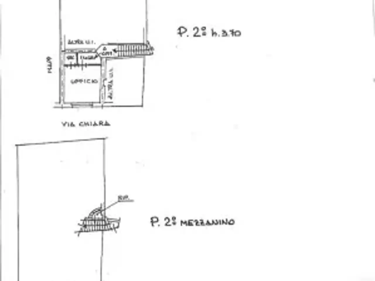 Ufficio in Via Chiara, Firenze, {3} - Planimetria 1