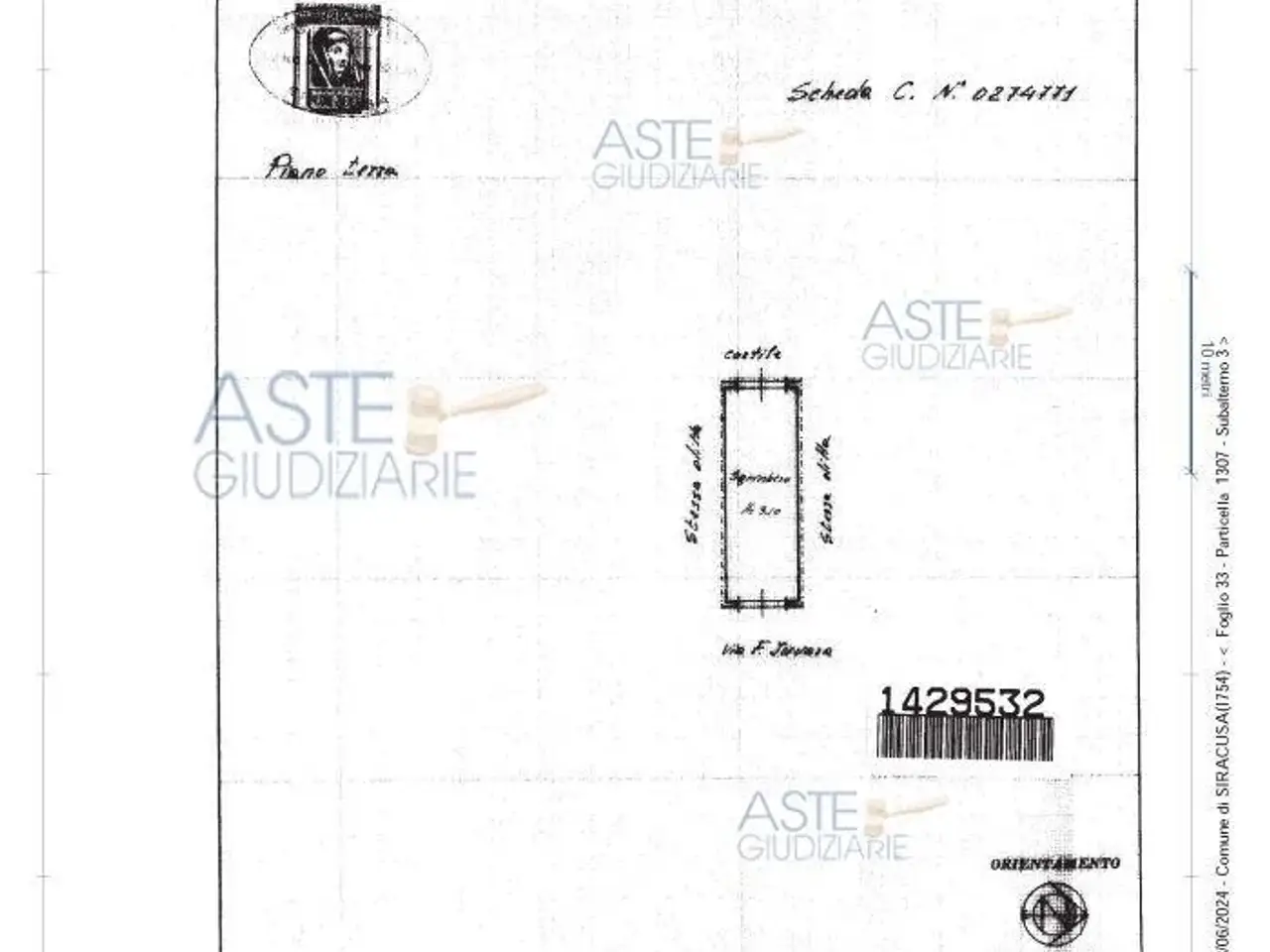 Garage in Via Filippo Juvara, 41, 96100 Siracusa Sr, Italia 41, Siracusa, {3} - Planimetria 1