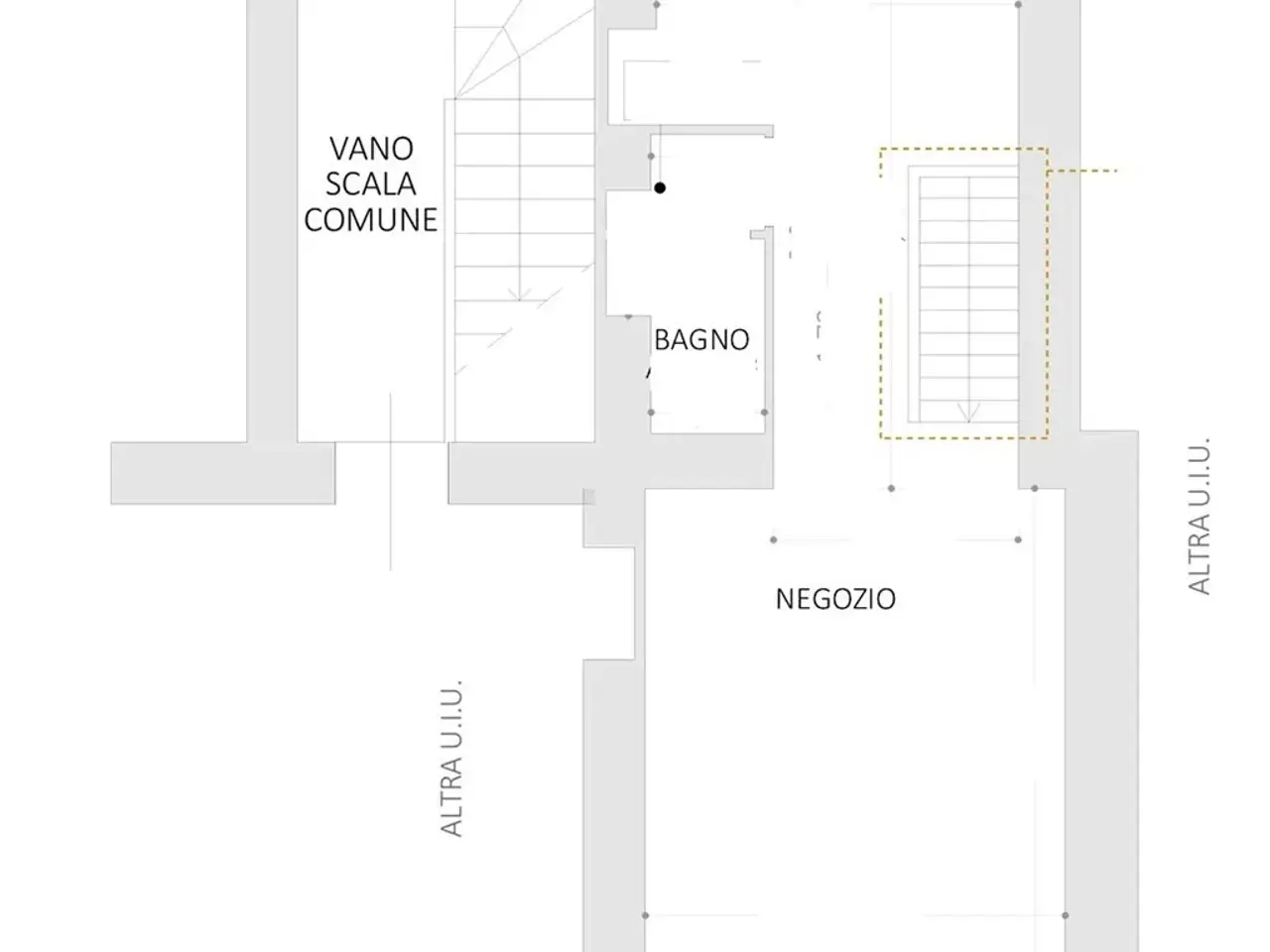 Negozio in Via Lodovico Il Moro 1, Milano, {3} - Planimetria 1