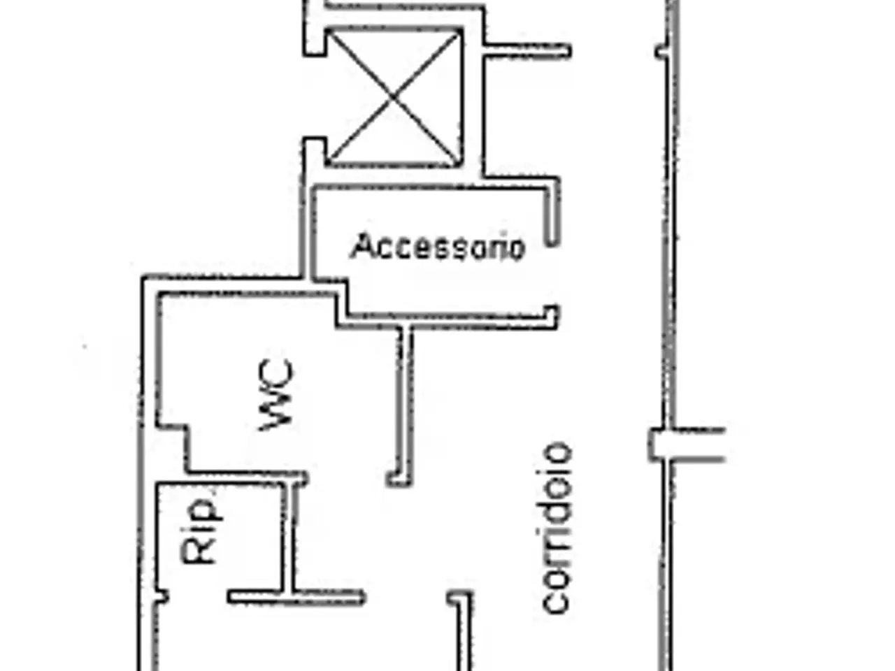 Ufficio in Via Emilio Boni, Prato, {3} - Planimetria 1