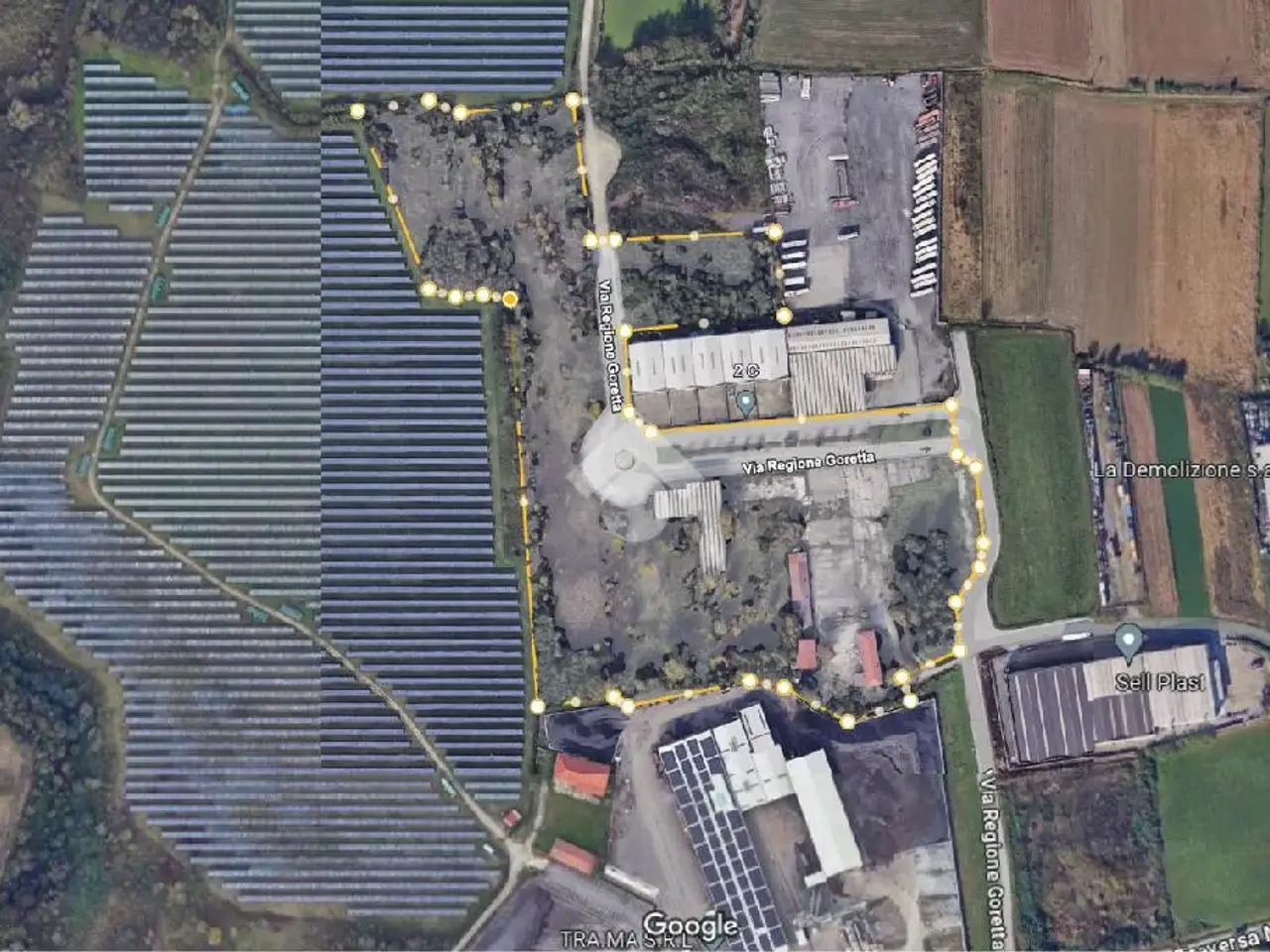 Magazzino in Via Regione Goretta 1, Torrazza Piemonte, {3} - Planimetria 1