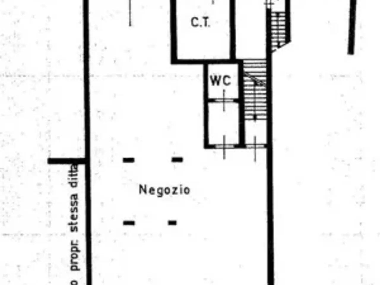 Negozio in Via Arona, Roma, {3} - Planimetria 1