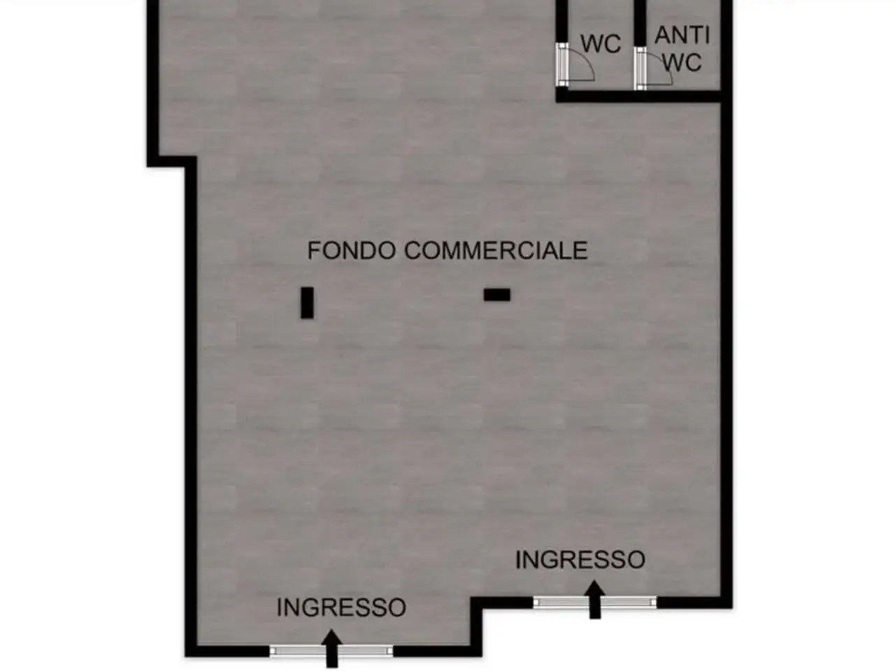Negozio in Via Franceschini 39\41, Prato, {3} - Planimetria 1