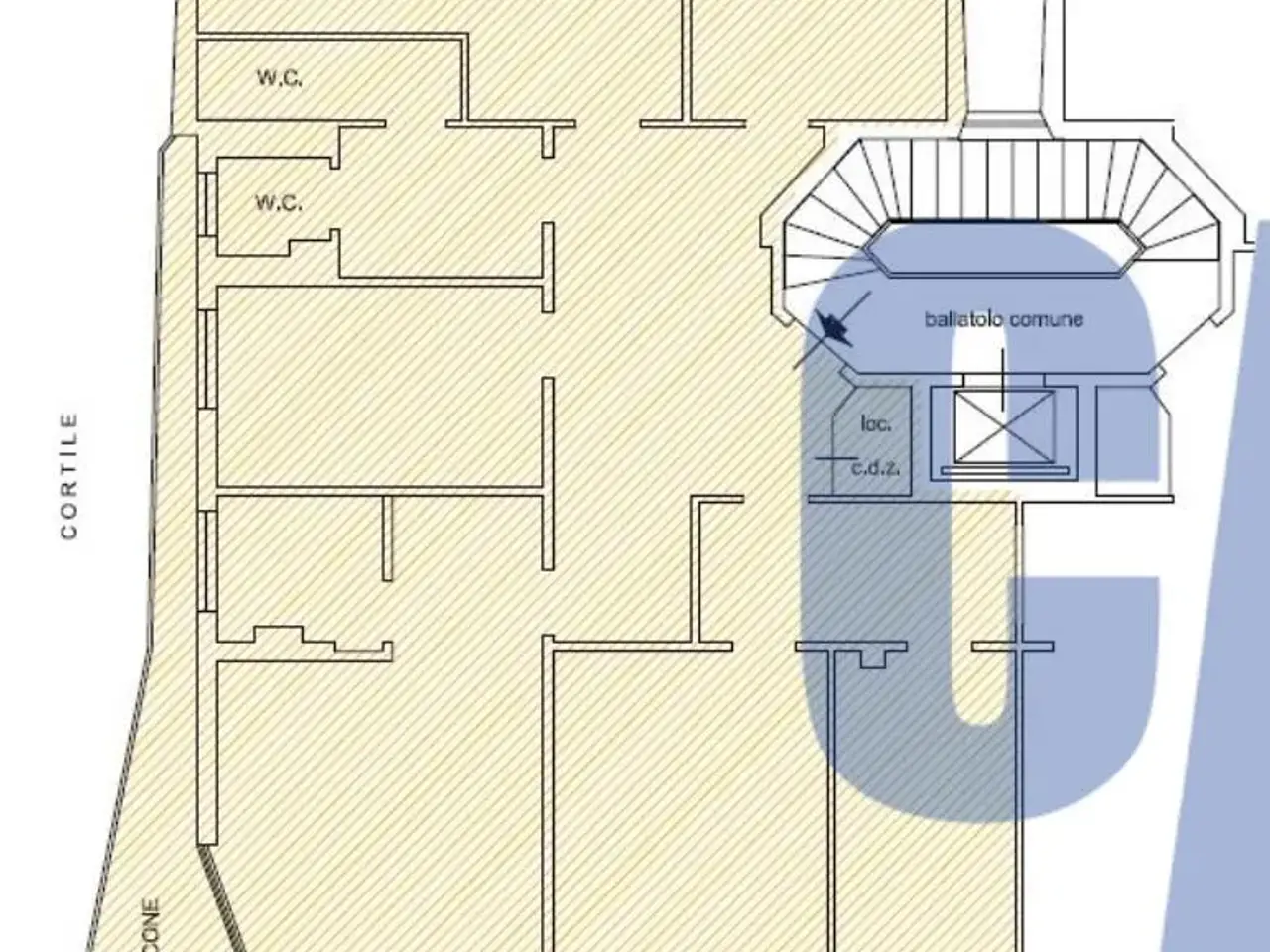 Ufficio in Piazza Carbonari, Milano, {3} - Planimetria 1