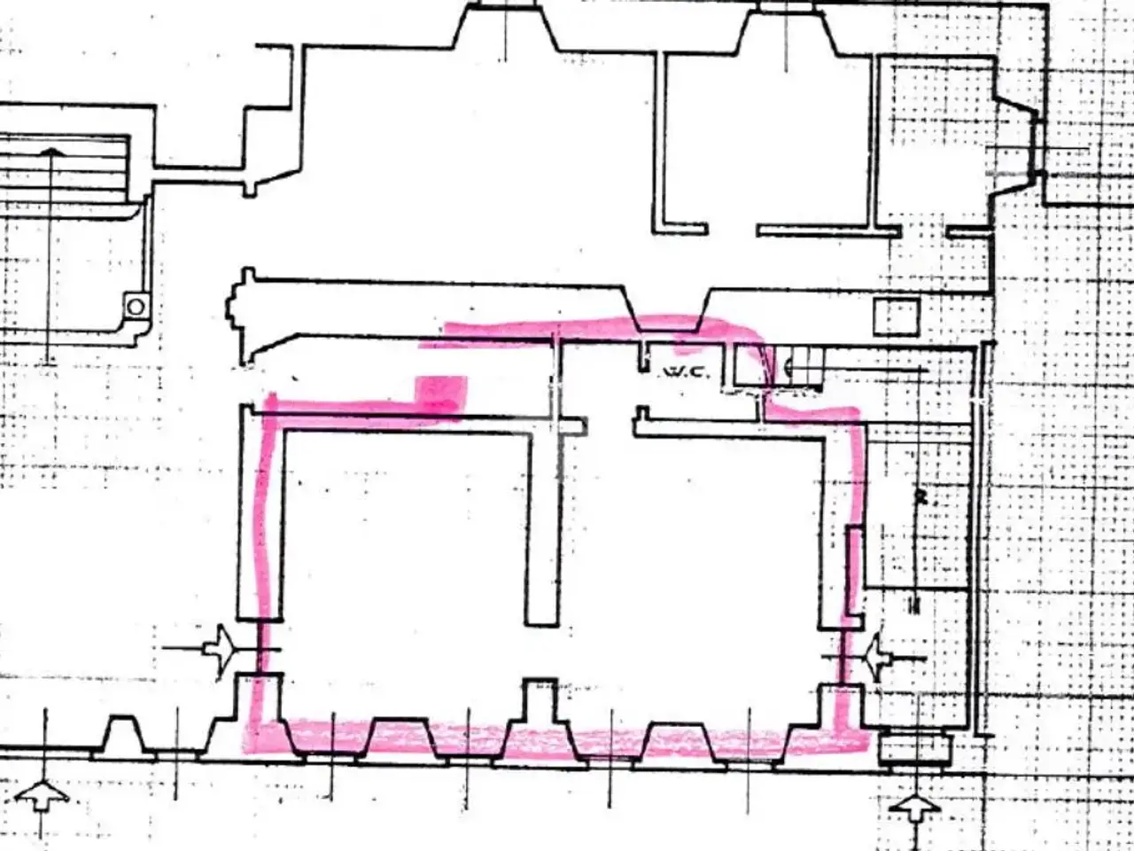 Ufficio in Piazza Giuseppe Garibaldi 32, Malgrate, {3} - Planimetria 1