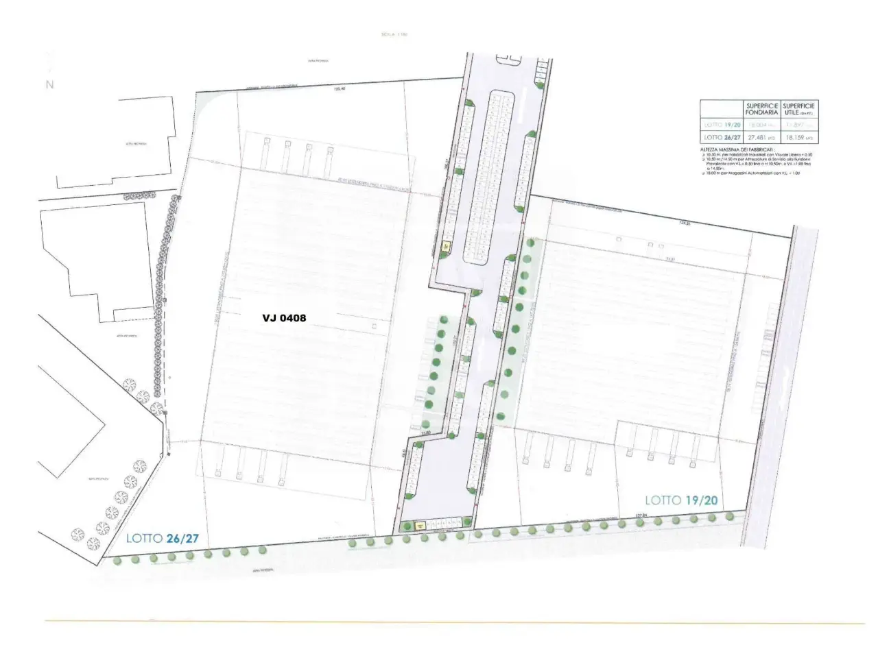 Capannone in Via del Progresso, Correggio, {3} - Planimetria 1