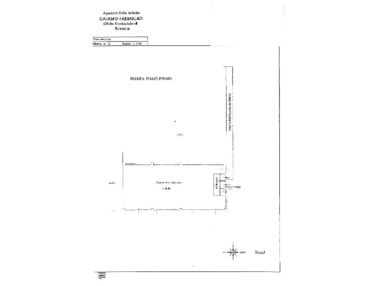 Capannone in Via Crocefisso 16, Lograto, {3} - Planimetria 1