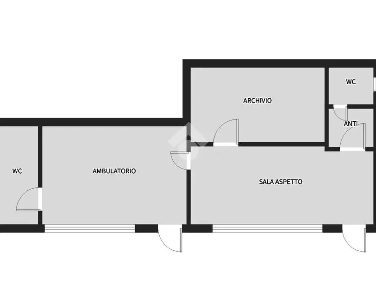 Negozio in Via Palazzon 1, Campodoro, {3} - Planimetria 1