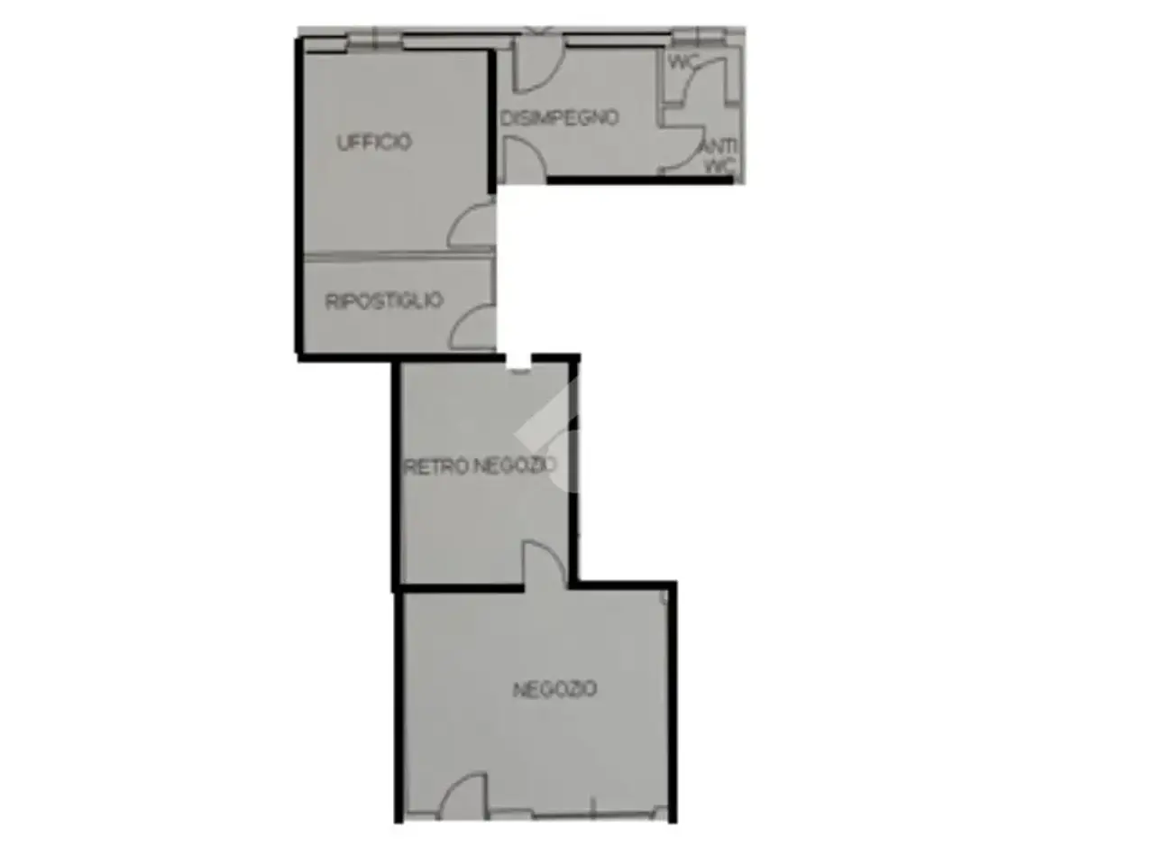 Negozio in Piazza Castello 5, Sulbiate, {3} - Planimetria 1