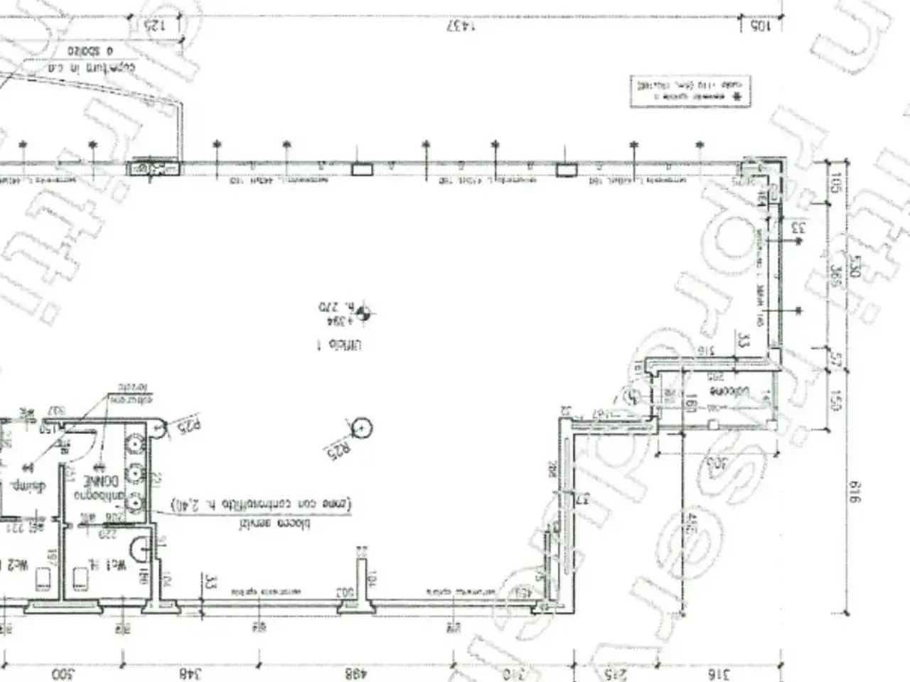 Ufficio in Via Sempione 270, San Vittore Olona, {3} - Planimetria 1
