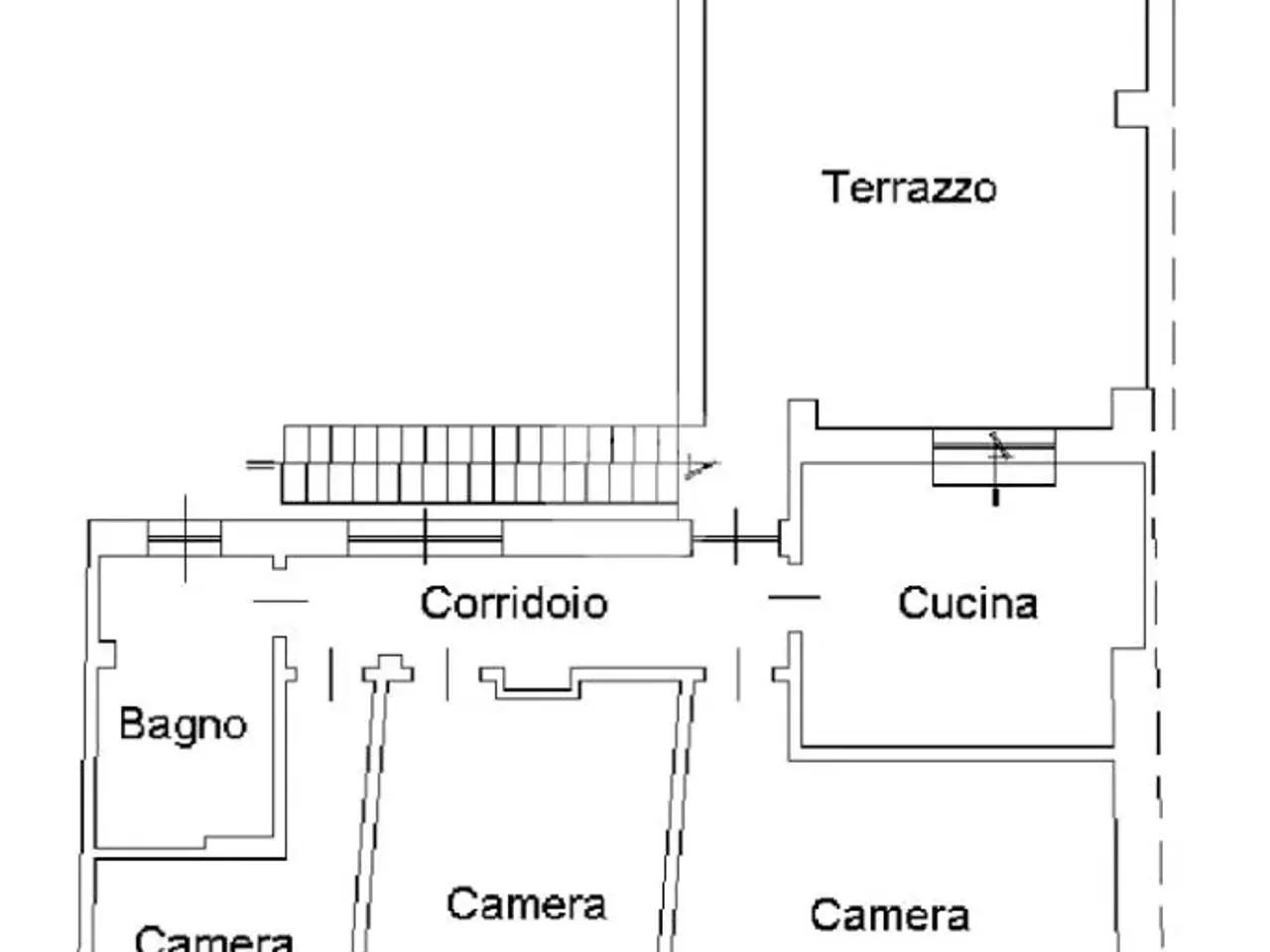 Negozio in Via Roma 58, Banchette, {3} - Planimetria 1