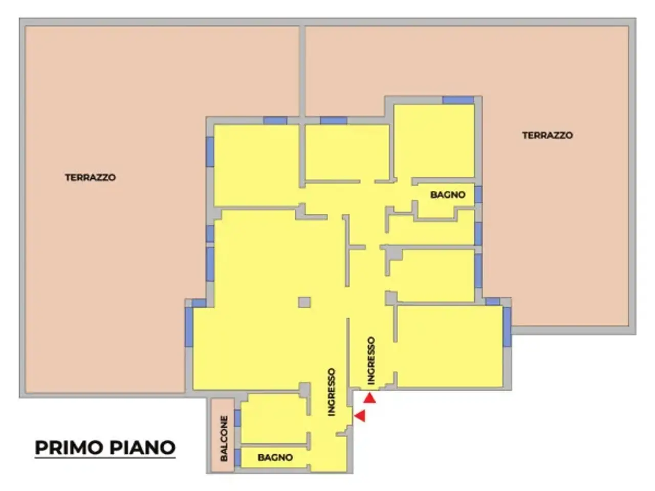 Ufficio in Viale Mentana 92, Parma, {3} - Planimetria 1