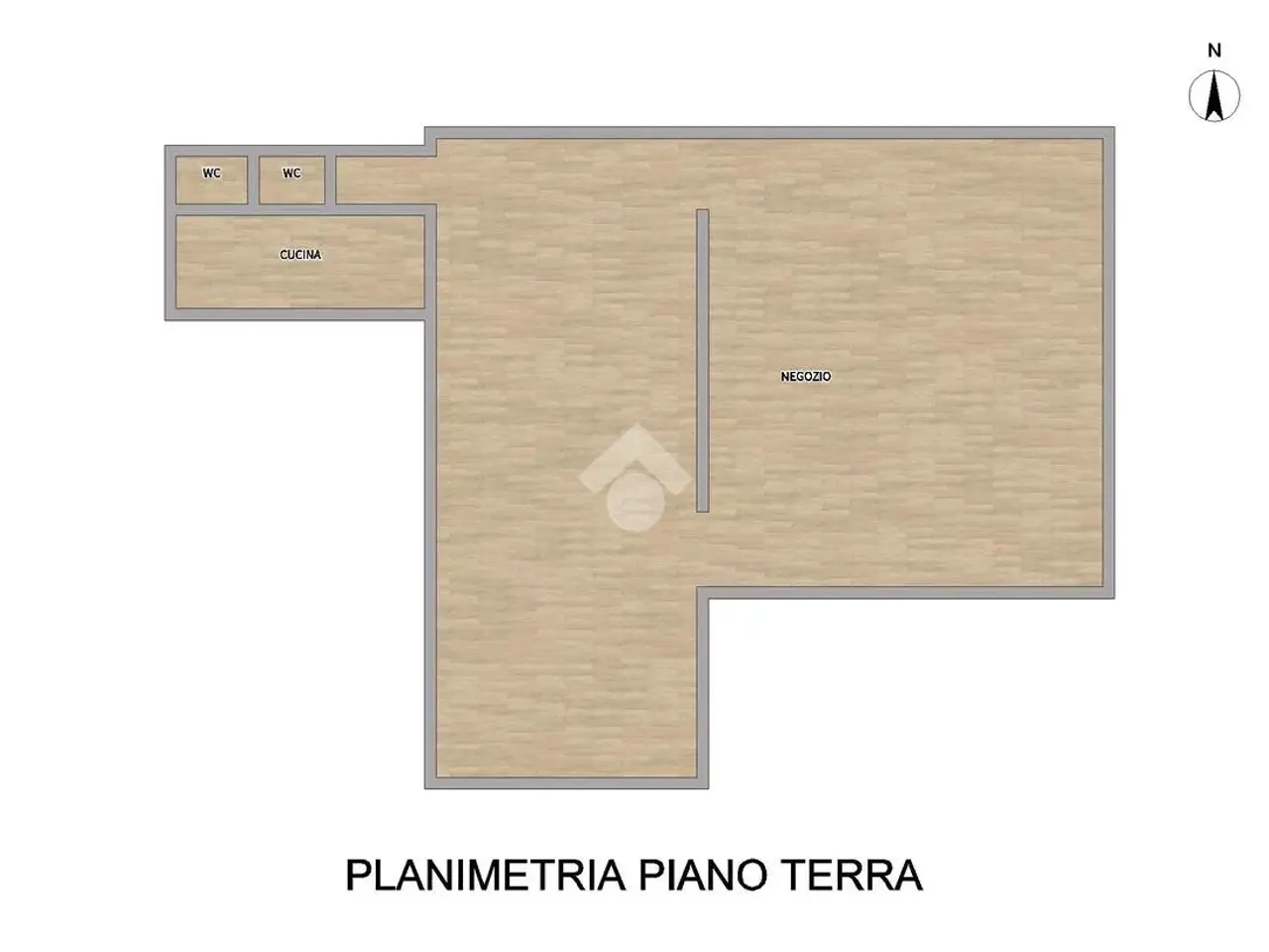 Negozio in Via Cornegliana 81, Piacenza, {3} - Planimetria 1