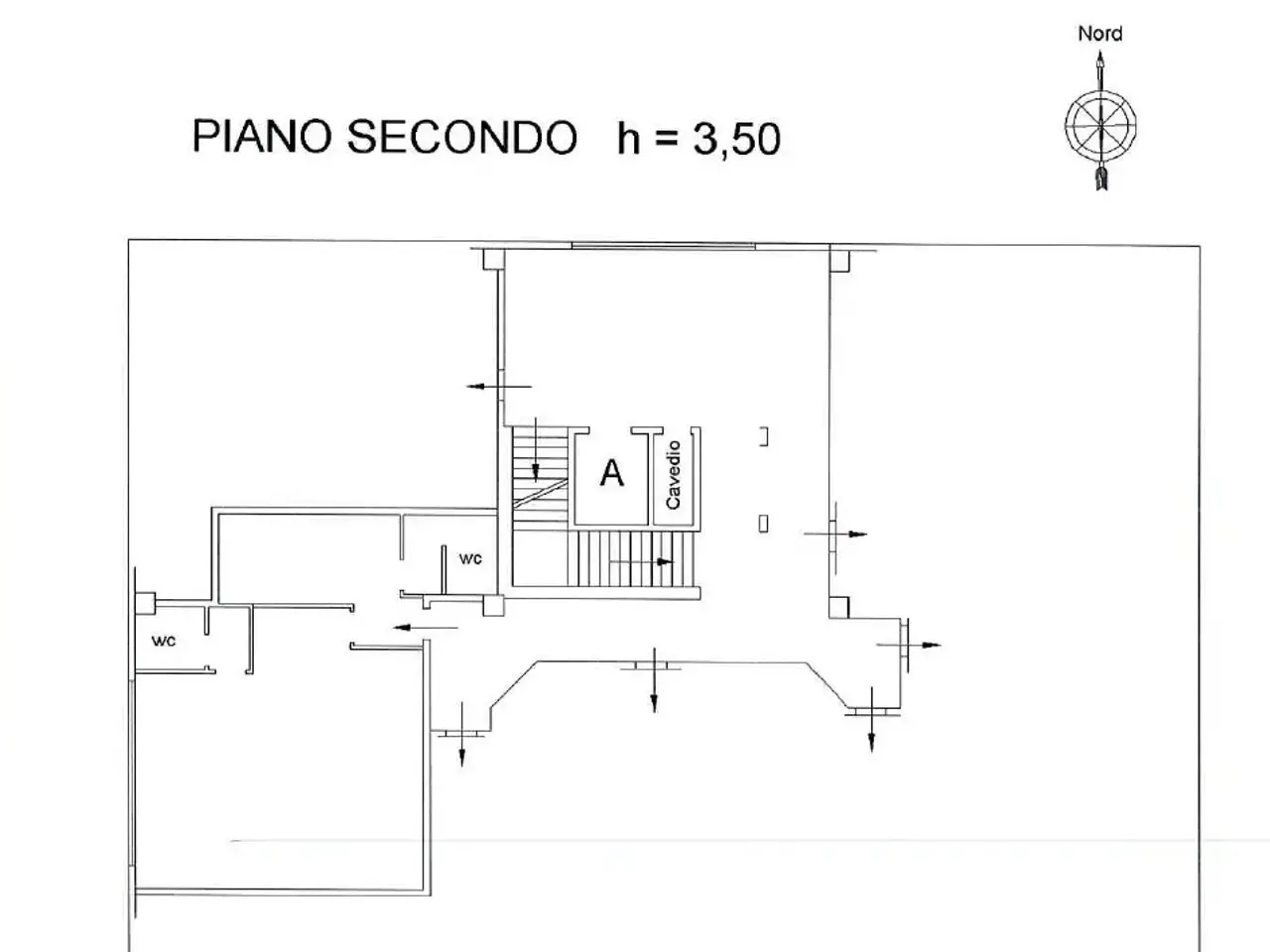 Ufficio in Via della Tintura 8, Ascoli Piceno, {3} - Planimetria 1
