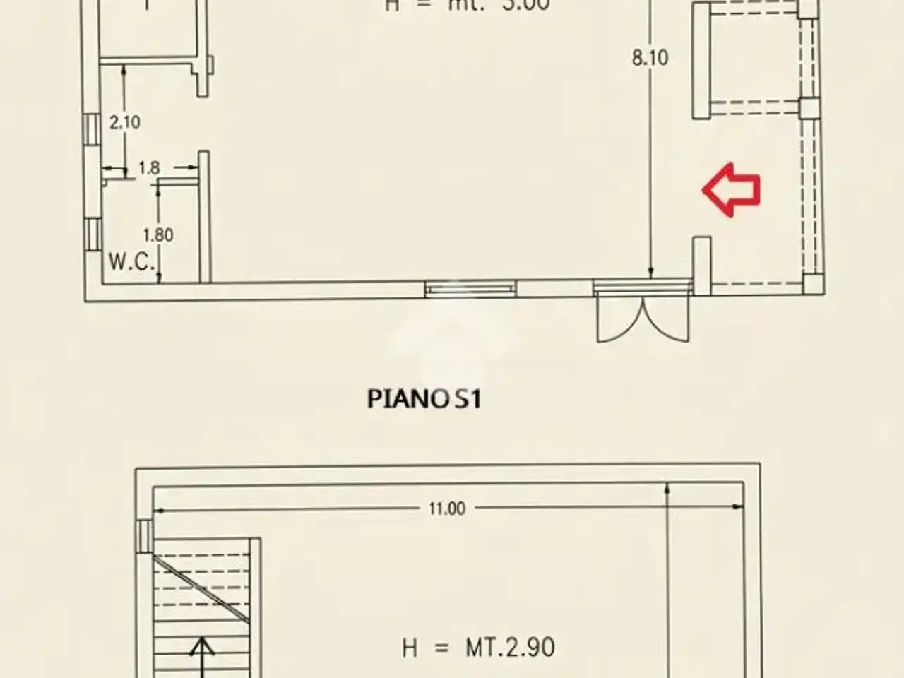Negozio in Via Mario Greco 201, Catanzaro, {3} - Planimetria 1