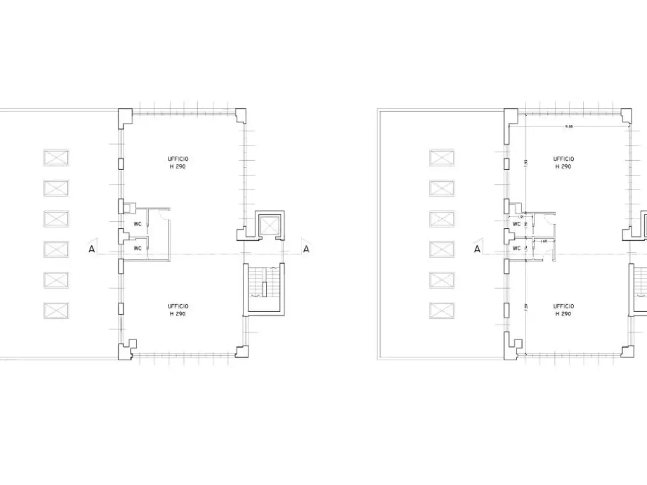 Ufficio in Via a. Locatelli 96, Biassono, {3} - Planimetria 1