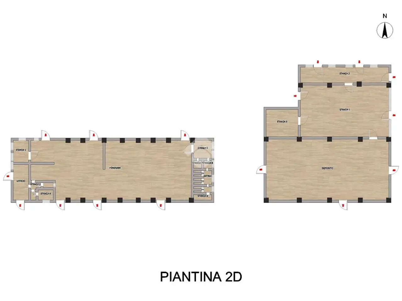 Capannone in Via Brescia 34, Pavone Del Mella, {3} - Planimetria 1