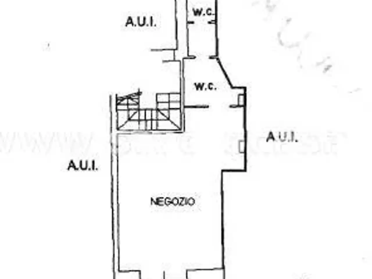 Negozio in Via Cavour, Verdello, {3} - Planimetria 1