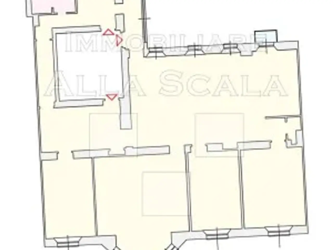 Ufficio in Via Antonio Canova, Milano, {3} - Planimetria 1