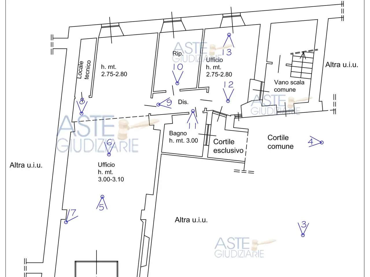 Ufficio in Via Massimo d' Azeglio 31-33 31, Canelli, {3} - Planimetria 1