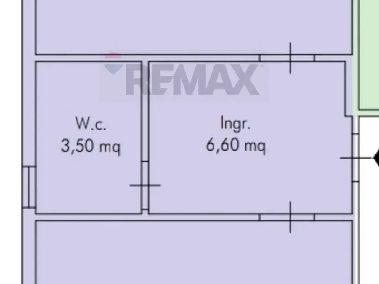 Ufficio in Via degli Orti 4, Palermo, {3} - Planimetria 1