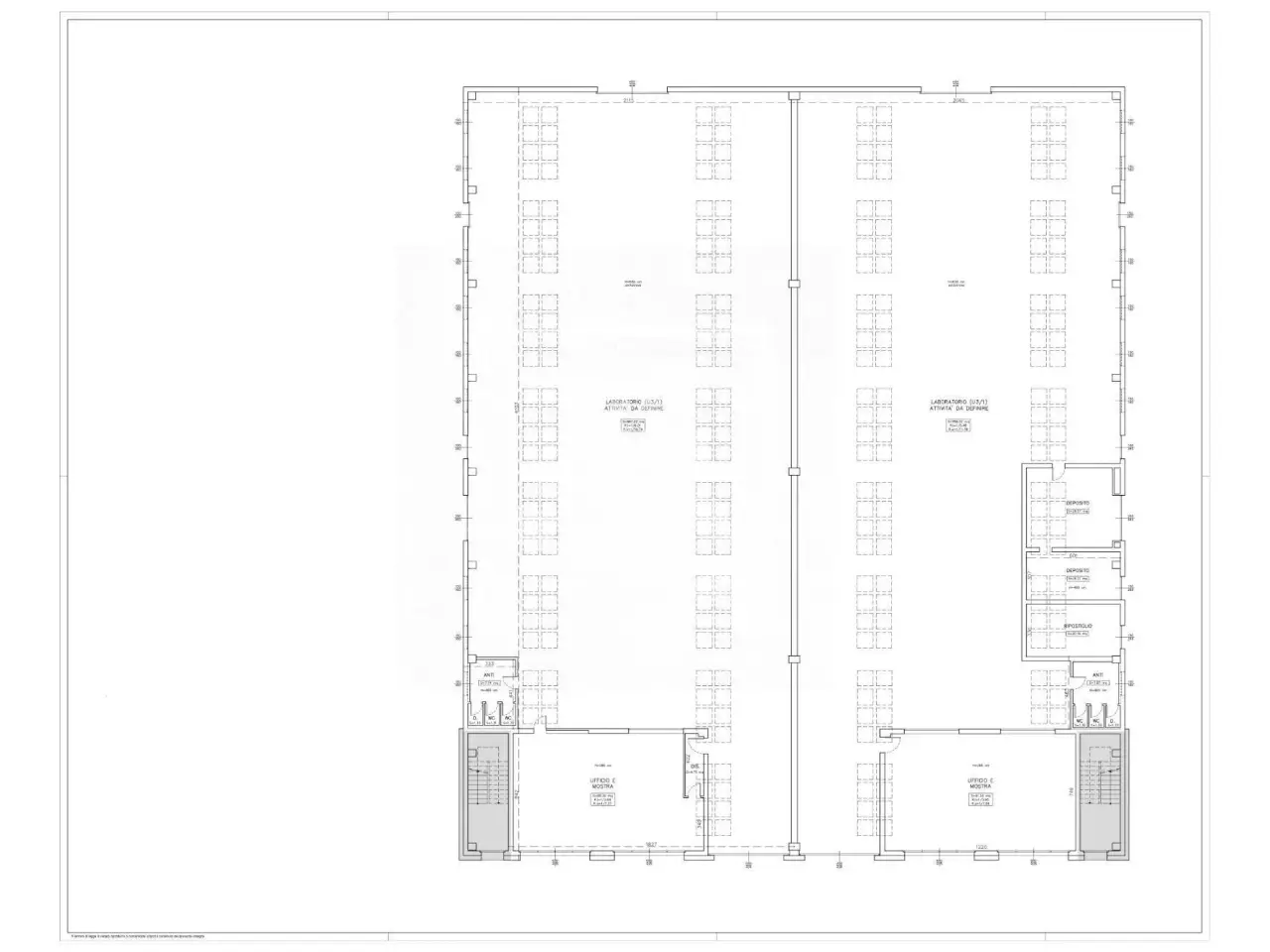 Capannone in Via Antonio Tegani 2, Reggio Emilia, {3} - Planimetria 1